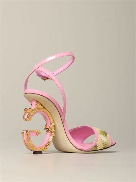 dolce gabbana samt slipper|dolce and gabbana heel sandals.